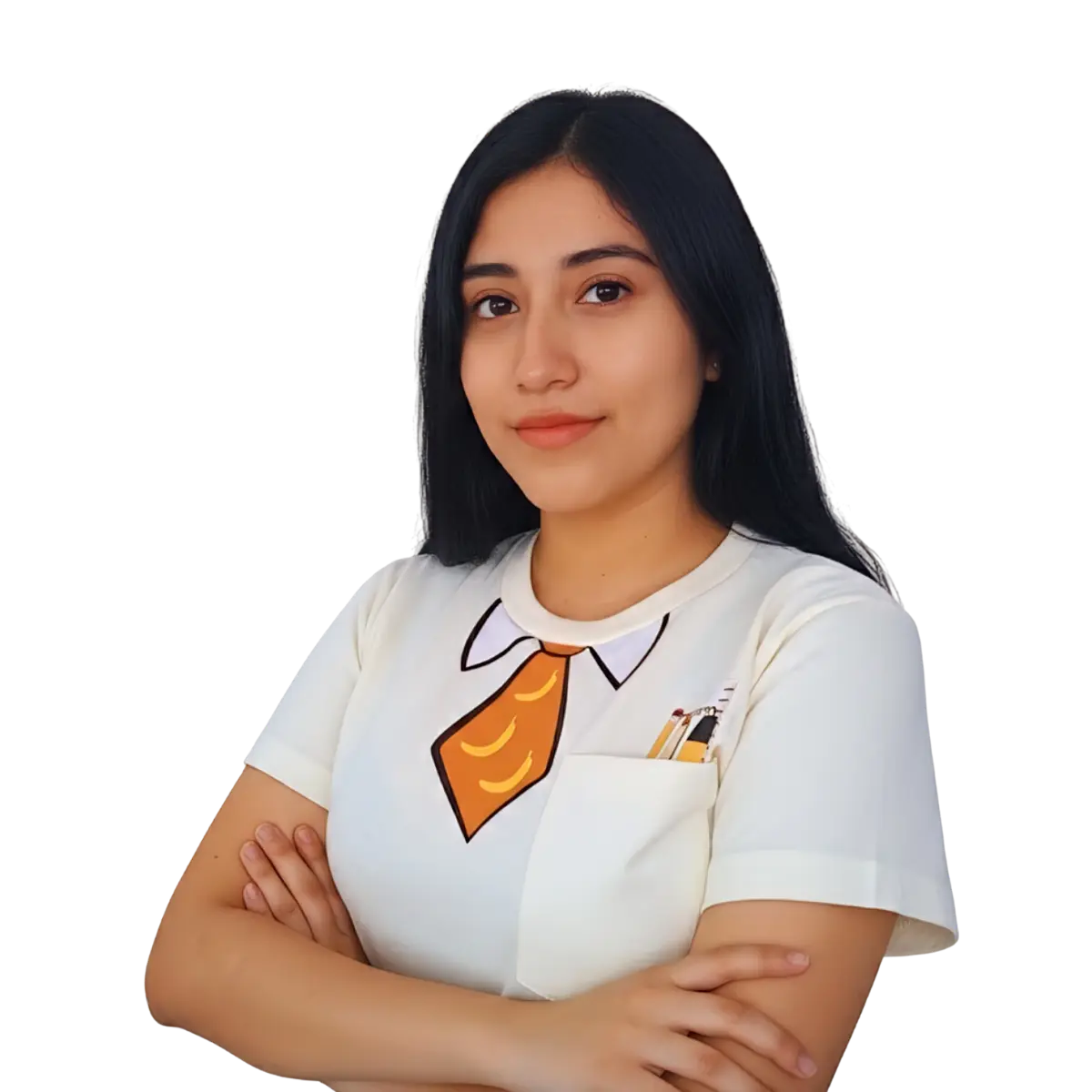 Cindy vasquez forma parte del equipo de brainiac monkeys como jefa del area de diseño gráfico.