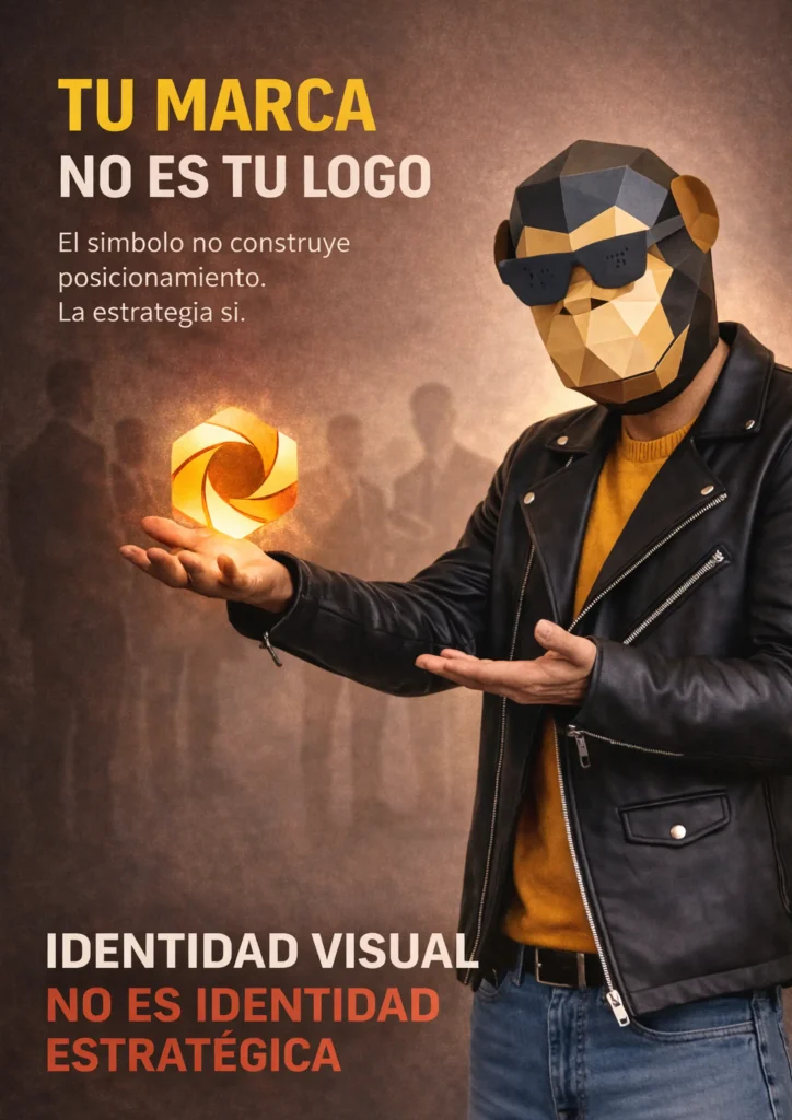 Diferencia entre logo e identidad de marca en branding estratégico empresarial