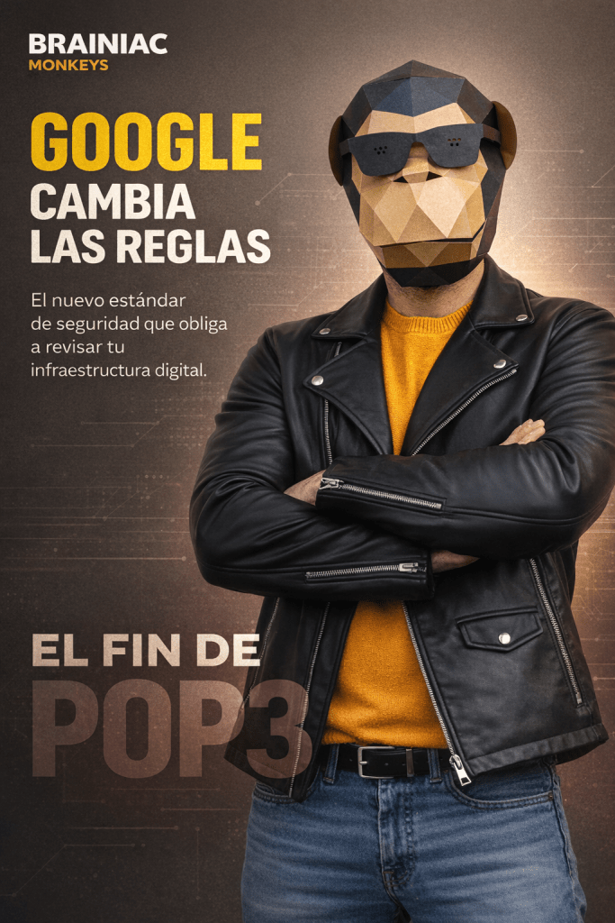 Impacto del fin del POP3 en Gmail para empresas B2B